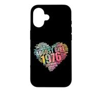 Legendary AUGUST GIRL 1976 Awesome Fabulous 50th Heart Mom Case for iPhone 16