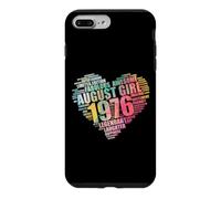 Legendary AUGUST GIRL 1976 Awesome Fabulous 50th Heart Mom Case for iPhone 7 Plus/8 Plus