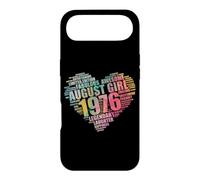Legendary AUGUST GIRL 1976 Awesome Fabulous 50th Heart Mom Case for iPhone Air