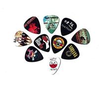 Legendary Bands Guitar Picks (10 medium picks in a packet)(For Music Lovers)… (Medium thickness (0.71mm))
