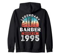 Legendary Barber Born in 1995, 30th Birthday Men's Zip Hoodie
