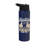 Legendary Beer Historian Stainless Steel Insulated Water Bottle