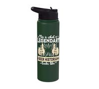 Legendary Beer Historian Stainless Steel Insulated Water Bottle