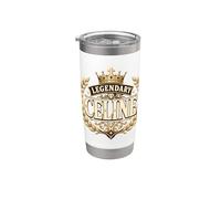 Legendary Celine Royal Crown Crest Name Graphic Custom Regal Stainless Steel Insulated Tumbler