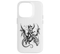 Legendary Celtic Leprechaun Dragon Rider Myth Case for iPhone 14 Pro