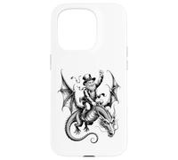 Legendary Celtic Leprechaun Dragon Rider Myth Case for iPhone 15 Pro
