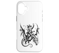 Legendary Celtic Leprechaun Dragon Rider Myth Case for iPhone 16 Plus