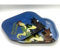Legendary Comedy Container 7" x 5" Premium Metal Rolling Tray with Magnetic Spill Proof Sealing Lid Perfect Backpack Size for On The Go and Discrete.