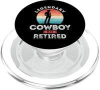 Legendary cowboy has retired, cowboy Retirement Gifts PopSockets PopGrip for MagSafe