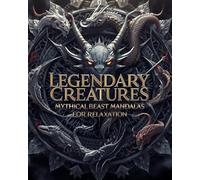 Legendary Creatures: Mythical Beast Mandalas for Relaxation: Stress-Relieving Fantasy Art with Dragons, Unicorns, and Enchanted Beasts