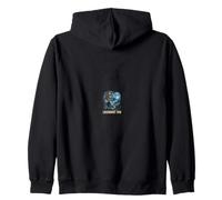 Legendary Dad Bigfoot Papa 90s Graphic Fathers Day Daddy Zip Hoodie