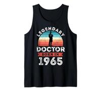 Legendary Doctor Born in 1965, 60th Birthday Men's Tank Top