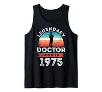Legendary Doctor Born in 1975, 50th Birthday Men's Tank Top