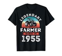 Legendary Farmer born 1955, farmer 70th Birthday Gifts T-Shirt