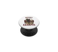 Legendary figure Krampus | Krampuslauf Perchten mask | PopSockets Adhesive PopGrip