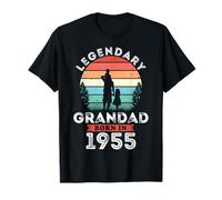 Legendary Grandad Born in 1955, 70th Birthday Men's T-Shirt