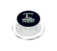 Legendary Groundskeeper Has Retired Funny Retirement Party PopSockets PopGrip for MagSafe