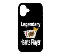 Legendary Hearts Player Funny Card Game Player Winning Crown Case for iPhone 16