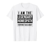 Legendary Homeopath Homeopathic Herbs Naturopath Homeopathy Value Graphic T-Shirt, Men, White, L