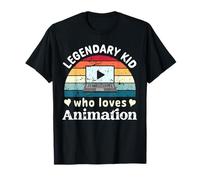 Legendary Kid who loves Animation Boys T-Shirt