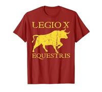 Legendary Legio X Equestris SPQR Ancient Rome T-Shirt, Men, Cranberry Red, XX-Large