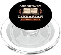 Legendary Librarian Established 1963 Library Book Birthday PopSockets PopGrip for MagSafe