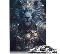 Legendary Lion Warrior Jigsaw Puzzles Puzzle for Adults Kids. 1000 Piece Great Gifts Challenge Toy Educational Games Home Decoration for Educational Games Gifts 1000pcs (38x26cm)
