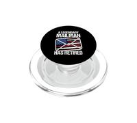 Legendary Mailman Retirement Gift American Flag Envelope PopSockets PopGrip for MagSafe