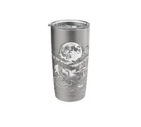 Legendary Monsters Under the Moon Paranormal Folklore Stainless Steel Insulated Tumbler