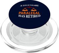 Legendary Paralegal Has Retired Funny Retirement Lawyer PopSockets PopGrip for MagSafe