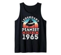 Legendary Pianist Born 1965 60th Birthday Gifts Piano Tank Top