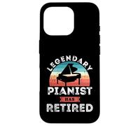 Legendary Pianist has retired, Pianist Retirement Gifts Case for iPhone 16 Pro