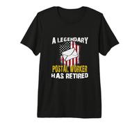 Legendary Postal Worker Has Retired Funny Retirement Premium T-Shirt