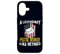 Legendary Postal Worker HaS Retired USA Flag Mail Retirement Case for iPhone 17