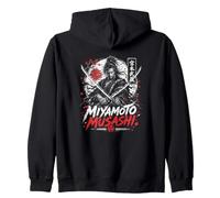 Legendary Ronin Miyamoto Musashi Samurai Warrior Zip Hoodie