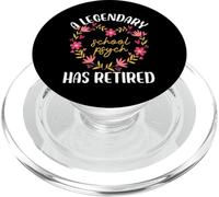 Legendary School Psych Retired Design PopSockets PopGrip for MagSafe
