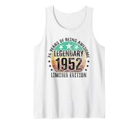 Legendary Since 1952 Limited Edition 74th Birthday Tank Top