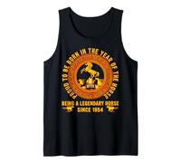 Legendary Since 1954 Proud to Be Born in The Year of Horse Tank Top