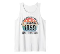 Legendary Since 1959 Limited Edition 67th Birthday Tank Top