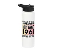 Legendary Since 1961 Limited Edition 65th Birthday Stainless Steel Insulated Water Bottle