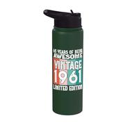 Legendary Since 1961 Limited Edition 65th Birthday Stainless Steel Insulated Water Bottle