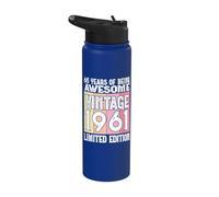 Legendary Since 1961 Limited Edition 65th Birthday Stainless Steel Insulated Water Bottle