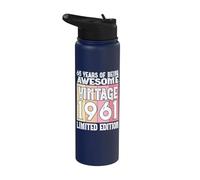 Legendary Since 1961 Limited Edition 65th Birthday Stainless Steel Insulated Water Bottle