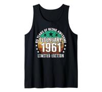 Legendary Since 1961 Limited Edition 65th Birthday Tank Top