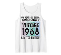 Legendary Since 1968 Limited Edition 58th Birthday Tank Top