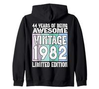 Legendary since 1982 Limited Edition 44th Birthday Zip Hoodie