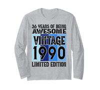 Legendary Since 1990 Limited Edition 36th Birthday Long Sleeve T-Shirt
