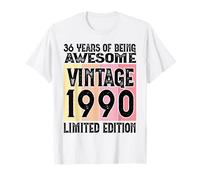 Legendary Since 1990 Limited Edition 36th Birthday T-Shirt