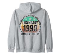 Legendary since 1990 Limited Edition 36th Birthday Zip Hoodie