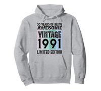 Legendary since 1991 Limited Edition 35th Birthday Pullover Hoodie
